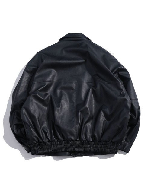 ジャケット・アウター VINTEGE design jacket セール】Vintage-like synthetic leather A-2 jacket/ヴィンテージ