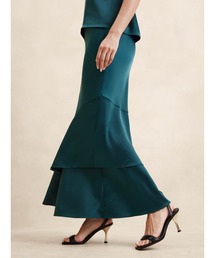 BANANA REPUBLIC スカート FACTORY STORE サテンティアード