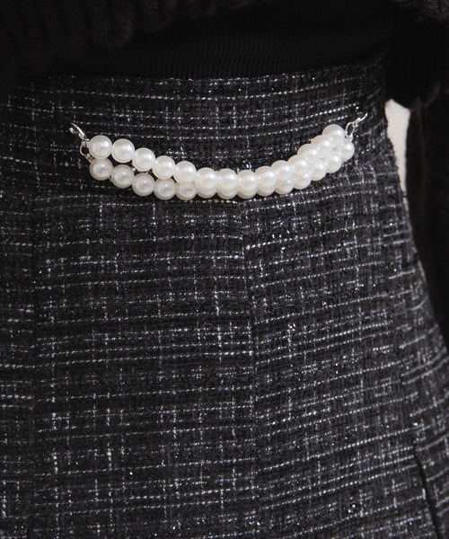 DearMyLoveRose（ディアマイラブローズ） スカート パールチェーン