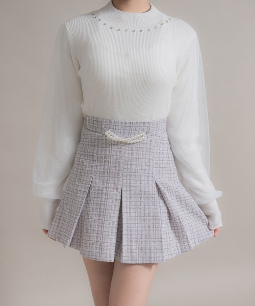 DearMyLoveRose（ディアマイラブローズ） スカート パールチェーン