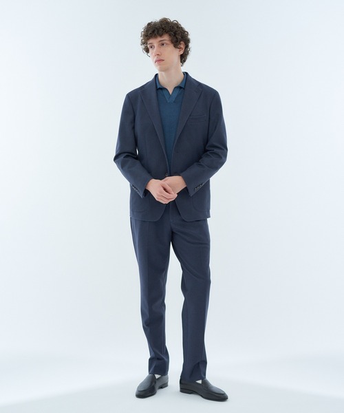ESTNATION ウォッシャブルウールイージースラックス L エストネーション ESTNATION Washable Wool Easy Slacks