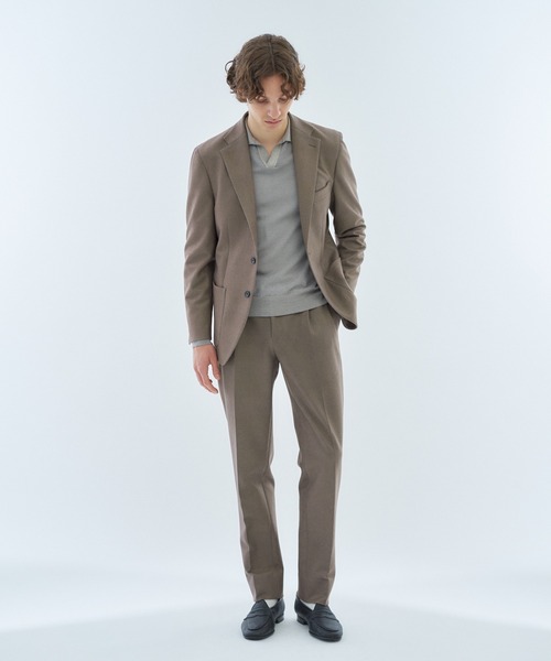 ESTNATION ウォッシャブルウールイージースラックス L エストネーション ESTNATION Washable Wool Easy Slacks