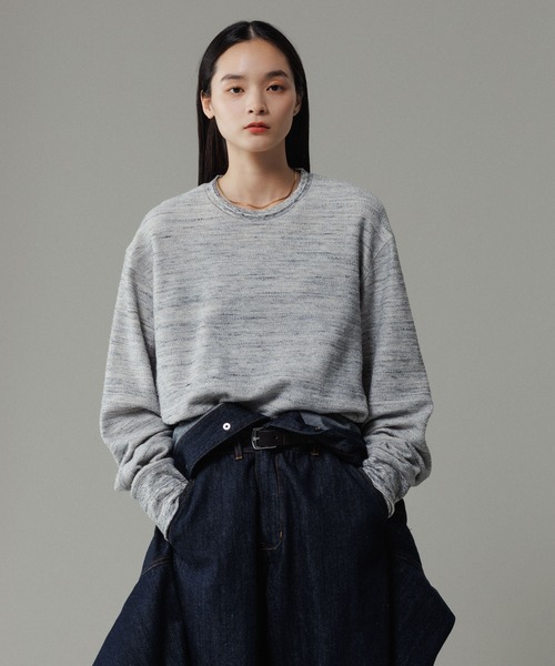 ADAM ET ROPE FEMME リバーシブル トレーナー ADAM ET ROPE'（アダムエロペ） トレーナー スウェット 「リバーシブル