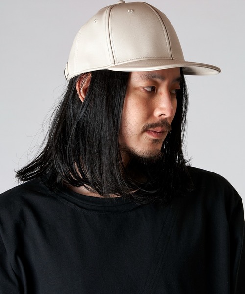 NO ID.（ノーアイディー） キャップ 帽子 「NO ID.」Synthetic Leather
