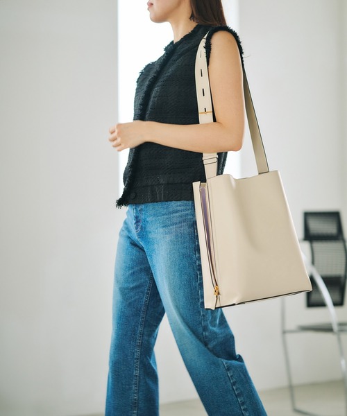 ショルダーバッグ バッグ 「E'POR」Y BAG Shoulder Large「通勤」「A4対応」「25AW」「ドラマ着用」 レディース | E'POR | 12