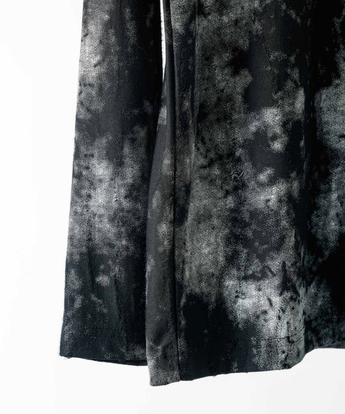 5351 POUR LES HOMMES tシャツ 「25S/S」ダメージ ジャガード 長袖 T 