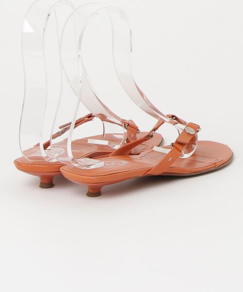 【TOD'S】レザーソール ラメ フラット サンダル＊関税込 TOD'S TODS トッズ サンダル XXW70K0GU70MID XXW70K0GU70RE0