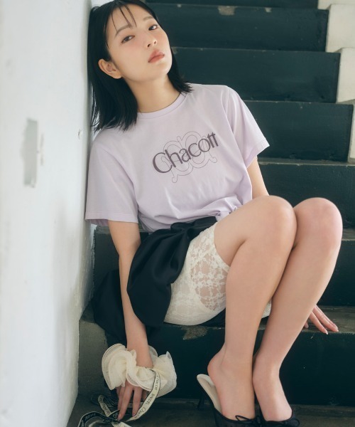 Chacott tシャツ 「Chacott」SustainableロゴTシャツ レディース
