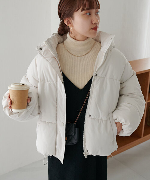 Discoat（ディスコート） ジップアップブルゾン FREE アイボリー