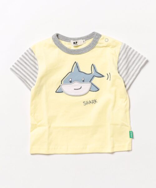 KP BOY（ケーピーボーイ） tシャツ サメ半袖Tシャツ(80-130) キッズ