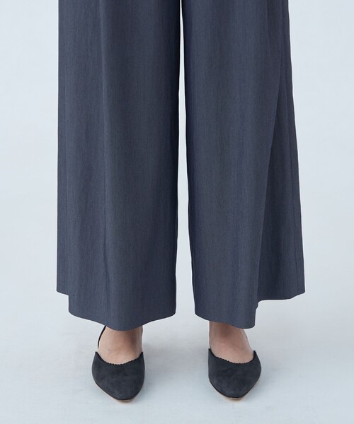 Ballsey パンツ セルロースツイル タックワイドパンツ