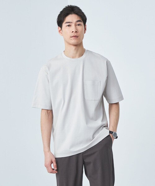 tシャツ オーガニック ポンチ クルーネック Tシャツ メンズ | green label relaxing | 16
