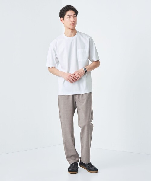 tシャツ オーガニック ポンチ クルーネック Tシャツ メンズ | green label relaxing | 17