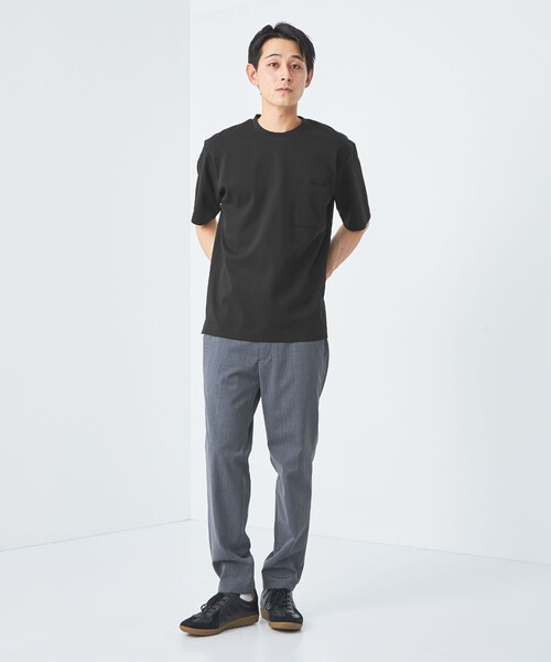 tシャツ オーガニック ポンチ クルーネック Tシャツ メンズ | green label relaxing | 19