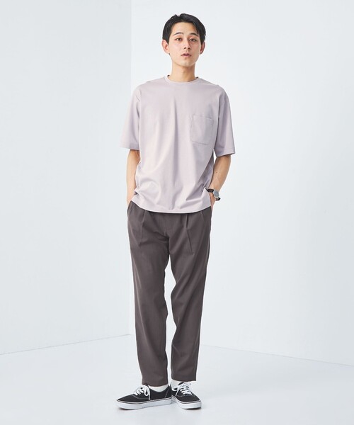 tシャツ オーガニック ポンチ クルーネック Tシャツ メンズ | green label relaxing | 21