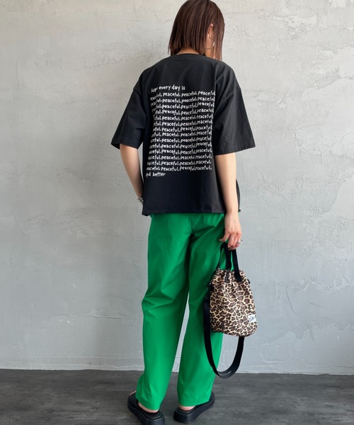 tシャツ 「FUNG/ファング」 PEACEFUL FB カットオフプリントTシャツ レディース FUNG tシャツ 「FUNG/ファング」 PEACEFUL FB カットオフ