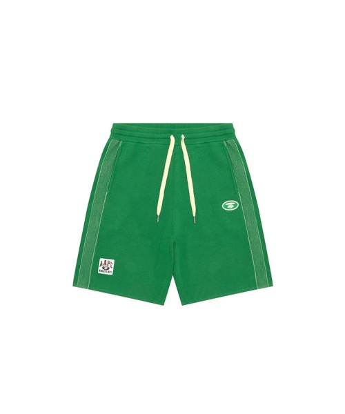 関税送料込【AAPE by A BATHING APE】ロゴパッチ ハーフパンツ A BATHING APE(アベイシングエイプ) ハーフ・ショートパンツ
