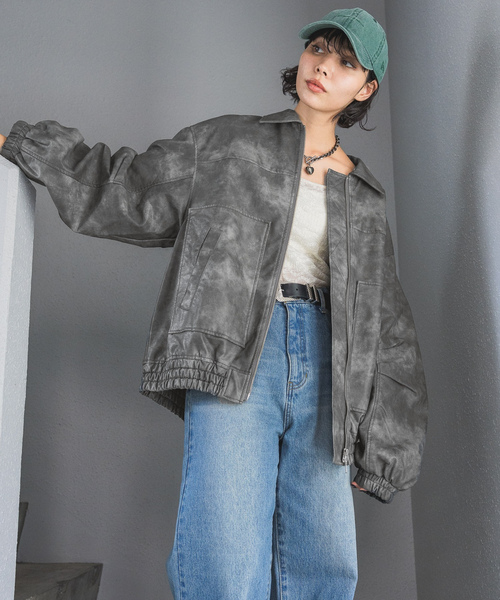 「PAGEBOY」 ブルゾン FREE ブラック レディース_画像3