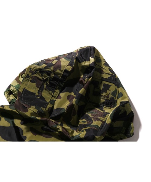 ミリタリージャケット モッズコート 1ST CAMO JACQUARD SHARK FULL ZIP JACKETの画像