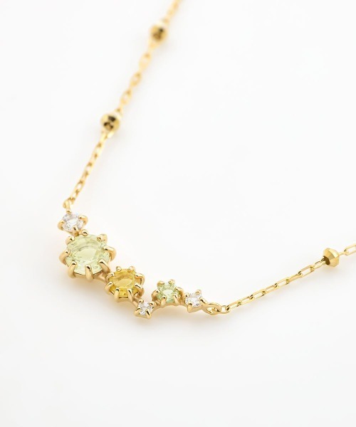 春色♪*4℃*MIMOSA Collection K10イエローゴールド ネックレス 4℃ ネックレス 「MIMOSA Collection」K10イエローゴールド