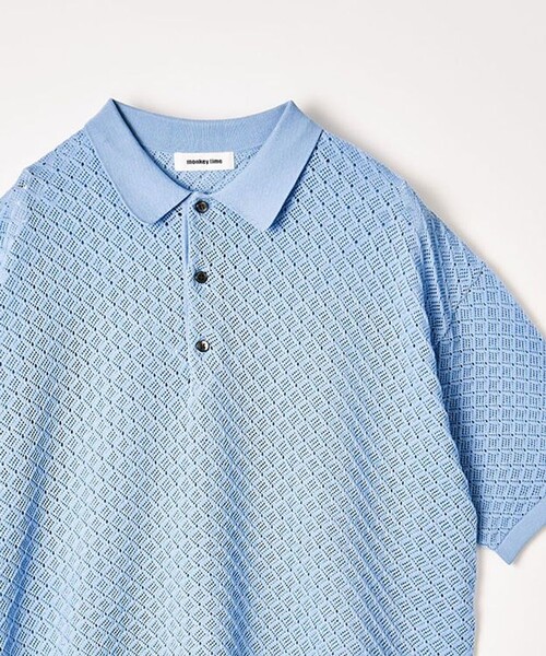 H BEAUTY&YOUTH ポロシャツ UNITED ARROWS LTD. OUTLET｜シアー クロシェット ポロシャツ