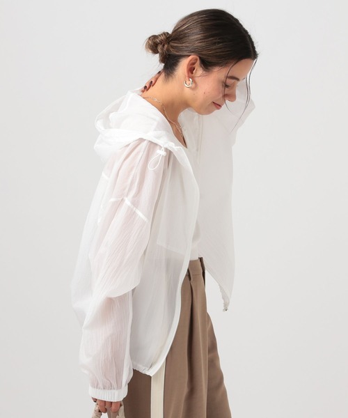 ☆美品☆ ベイフロー　シアージップパーカー　グレー ☆美品☆ ベイフロー シアージップパーカー グレー - メルカリ