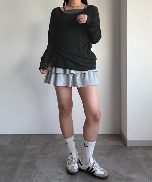 apres jour mignon（アプレジュールミニョン） tシャツ レイヤード
