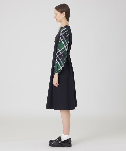 【美品】ブルーレーベルクレストブリッジ　コンパクトコットンポンチワンピース　S 楽天市場】【SALE／20%OFF】クレストブリッジチェックスリーブ