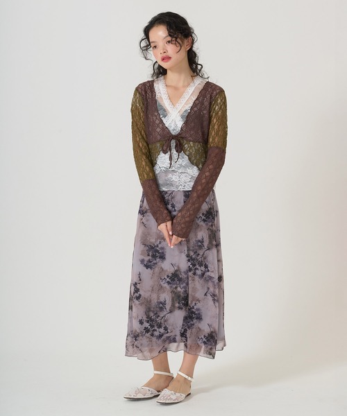 お値下げしました！【TINA JOJUN】 スカート TINA：JOJUN スカート ミニ丈 切替チェックギャザースカート
