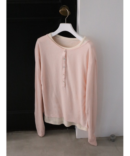 Katrin TOKYO tシャツ henry neck layered tee レディース