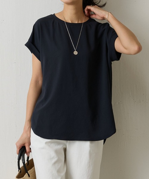 BEARDSLEY ストレッチジョーゼットブラウス BEARDSLEY（ビアズリー） ブラウス シャツ ストレッチジョーゼット