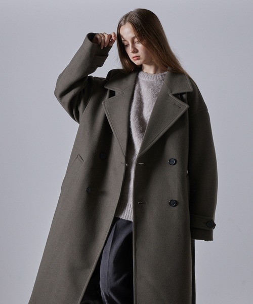 CLEL（クレイル） チェスターコート M カーキ メンズ : ZOZOTOWN Yahoo