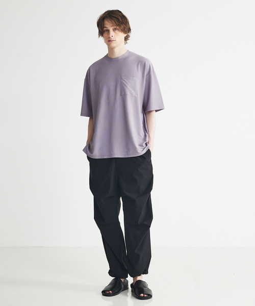 AH ABAHOUSE ワイドパンツ パンツ 「AH ABAHOUSE」360°ストレッチ