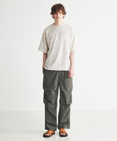 AH ABAHOUSE ワイドパンツ パンツ 「AH ABAHOUSE」360°ストレッチ