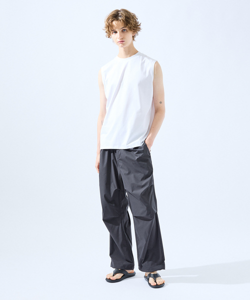 AH ABAHOUSE ワイドパンツ パンツ 「AH ABAHOUSE」360°ストレッチ