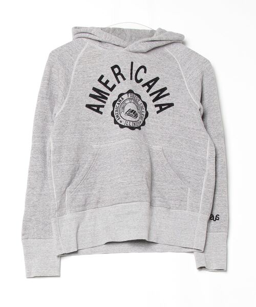 AMERICANA アメリカーナ　パーカー　スウェット　プルオーバー　グレー AMERICANA 「AMERICANA」 プルオーバーパーカー M グレー