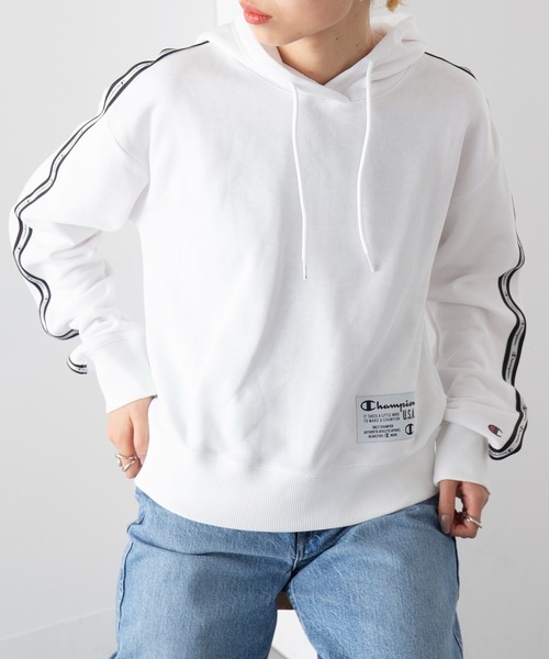 パーカー・フーディ CHAMPION SS25 HOODIE (221617 WHT) Champion チャンピオン パーカー スーパーフーディ メンズ