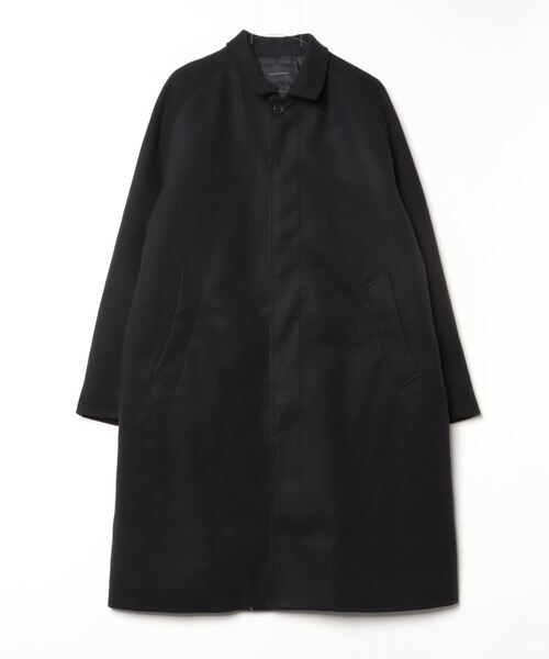 NANO universe（ナノ・ユニバース） ステンカラーコート L ブラック