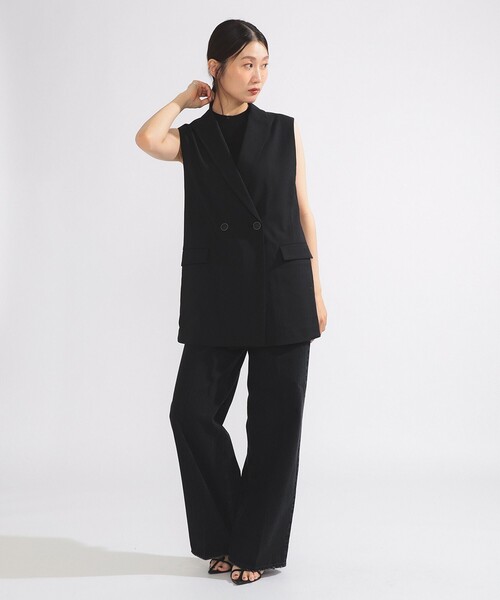 Demi-Luxe BEAMS ベスト ジレ ピークドラペル 2ボタン