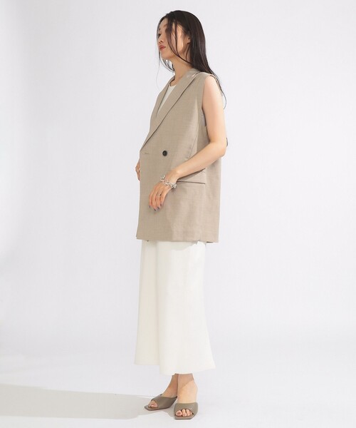 demi-luxe beams ピークトラベル2ボタンジレ Demi-Luxe BEAMS ベスト ジレ ピークドラペル 2ボタン