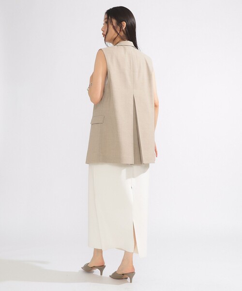 Demi-Luxe BEAMS AK+1 / 2WAY ベルテッド ジレ Demi-Luxe BEAMS（デミルクス ビームス）トロピカル 2ボタン