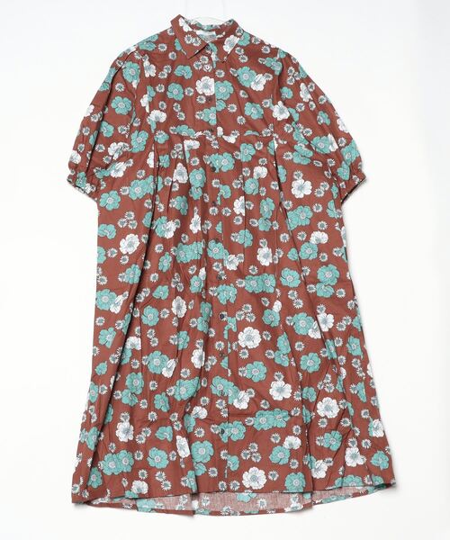 Tory Burch 花柄シャツワンピース US 2 Tory Burch トリーバーチ フラワー プリント シルク ワンピース