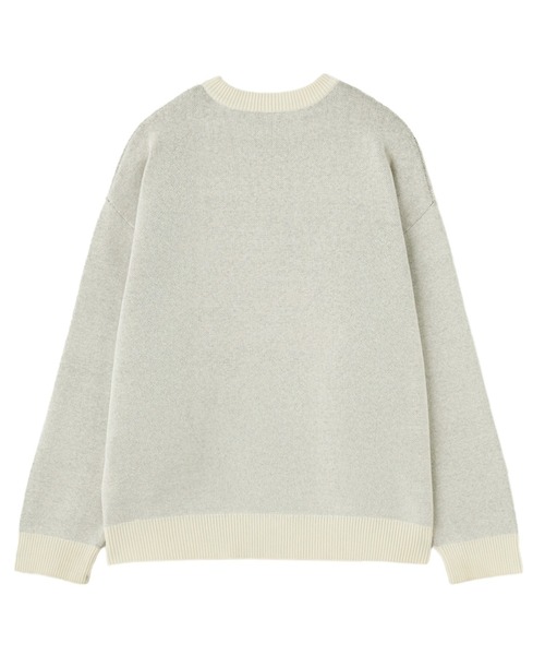 X-girl ニット セーター HEART LOGO JACQUARD KNIT TOP