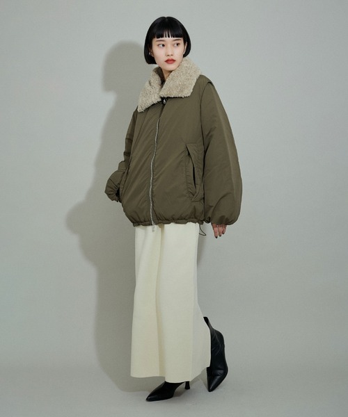 ADAM ET ROPE'」 ブルゾン FREE カーキ レディース