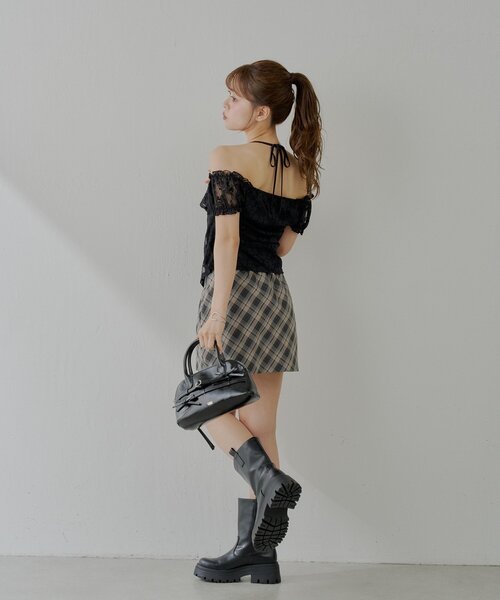 tシャツ リボンレイヤードカットトップス レディース LADY LIKE tシャツ 「春夏新作」胸リボンレイヤード風半袖