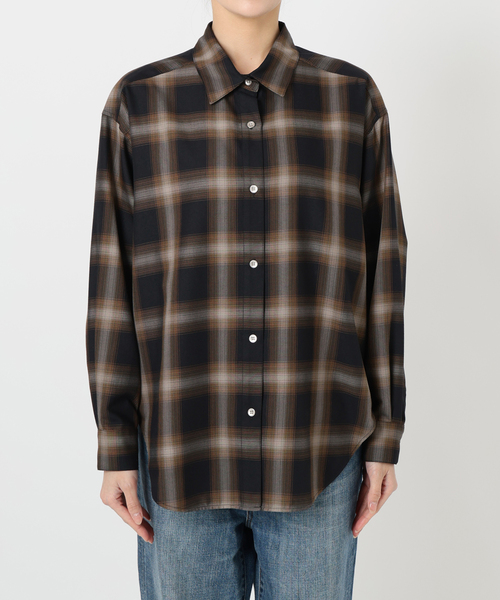 Spick＆Span ブラウス シャツ 「追加」メタルボタンTRチェック