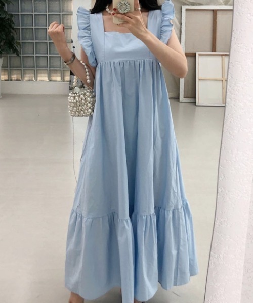 キナコ様 リバティフリルスリーブワンピース Aelina ワンピース フリルスリーブワンピース : ZOZOTOWN Yahoo!店