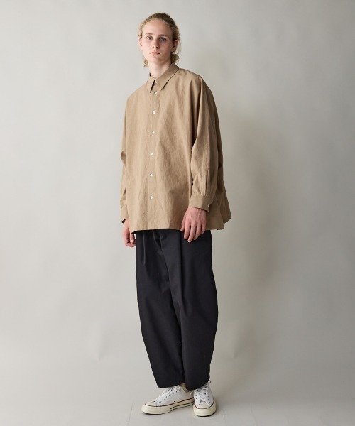 rehacer（レアセル） シャツ : Super Wide Dolman Sleeve Shirt