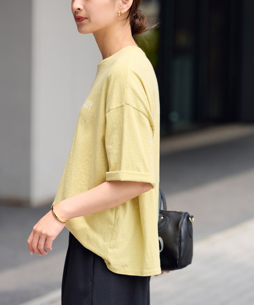 FRAMeWORK tシャツ LOGO T-SHRT レディース : ZOZOTOWN Yahoo!店