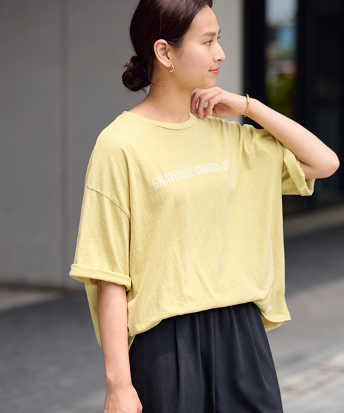 ◉新品タグ付き◉ framework 半袖Tシャツ　Lサイズ FRAMeWORK tシャツ LOGO T-SHRT レディース : ZOZOTOWN Yahoo!店